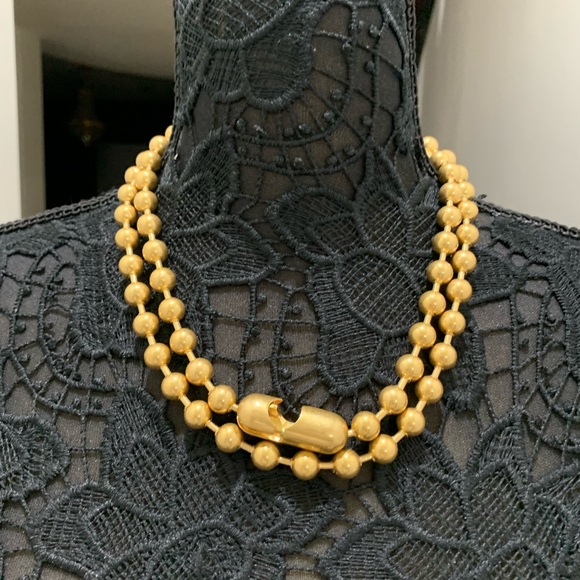 BOTTEGA VENETA Round Metal Chain Belt main image 6